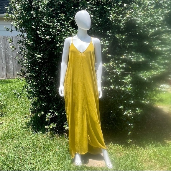 💋NWT Love Stitch Boho Flowing Gauze Maxi Slip Dress - Picture 2 of 8